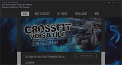 Desktop Screenshot of crossfitversatile.com